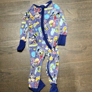 Little Sleepies, Mickey and Friends Zippy size 6-12